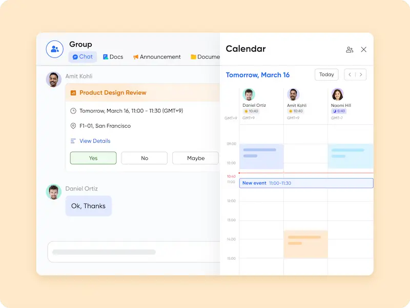 Lark Calendar Simplify scheduling and save valuable time