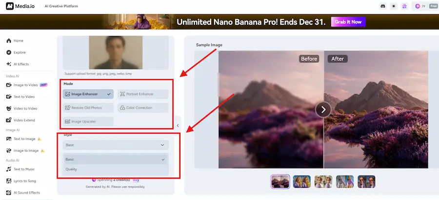 Pick the Enhancement Mode
