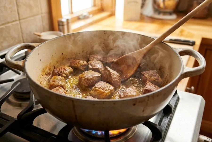 Step 2 Brown the Meat