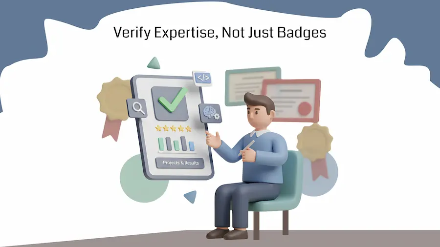 Verify Expertise, Not Just Badges