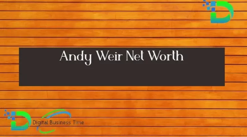 Andy Weir Net Worth