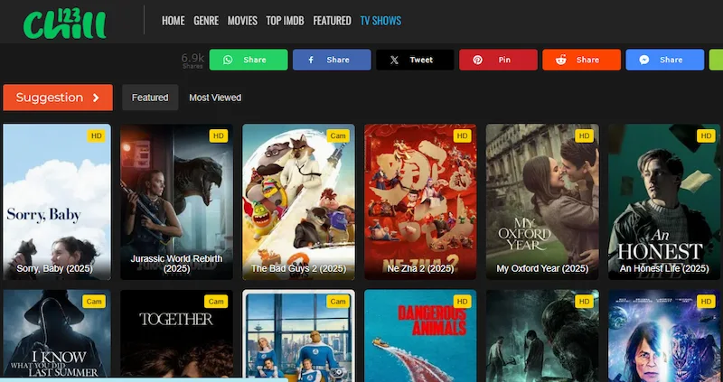 123Chill A Streaming Companion for Movies and Shows