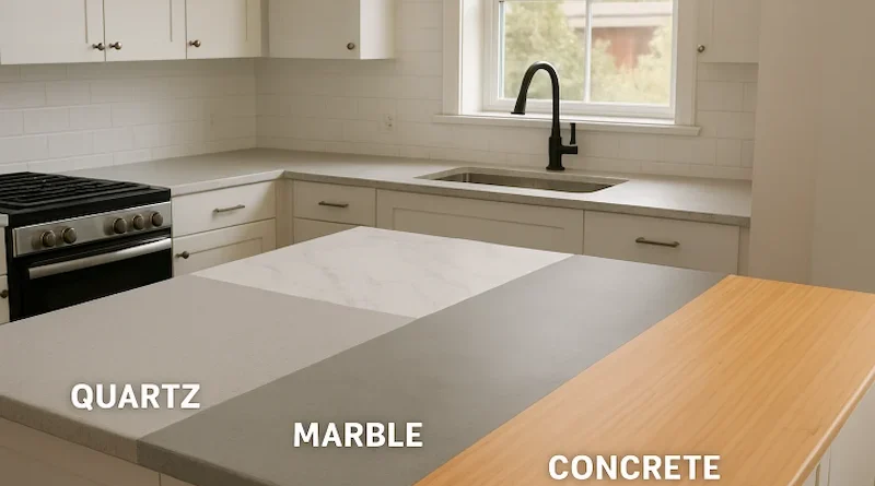 Top Countertop Materials for Modern Kitchens