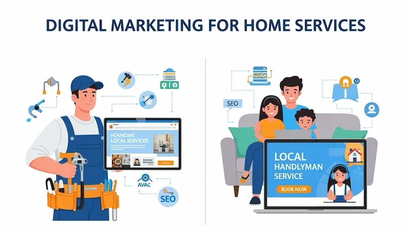 Digital marketing for home services