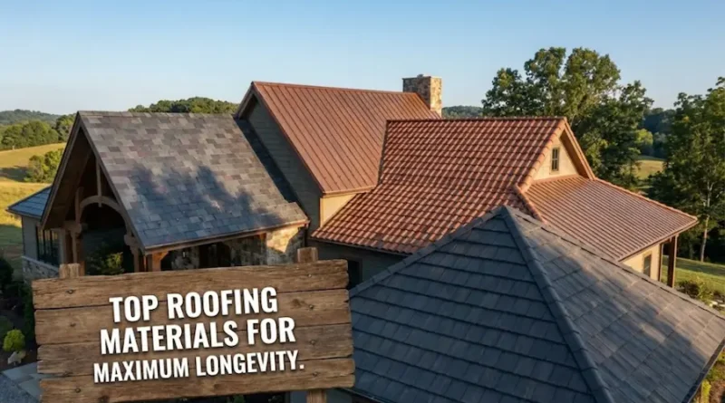 Top Roofing Materials for Maximum Longevity