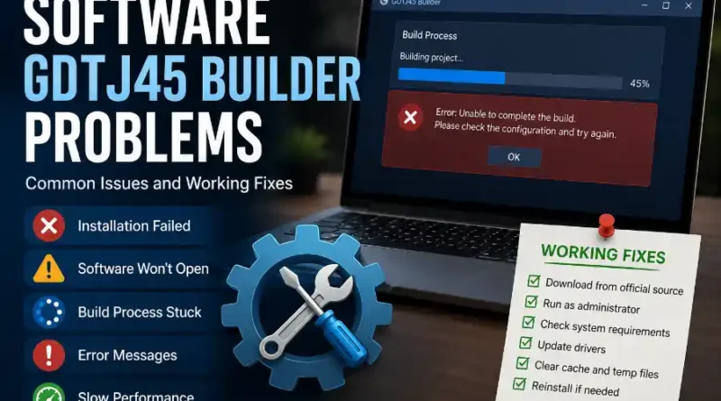 Software GDTJ45 Builder Problems